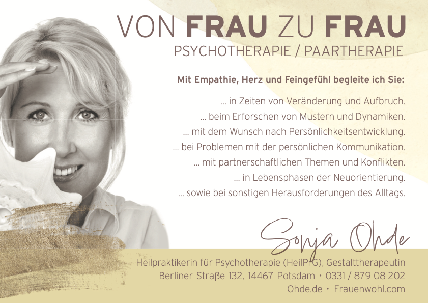 Angebot Gesprächstherapie Coaching Potsdam